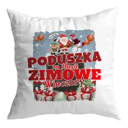 Poduszka BOŻE NARODZENIE Na długie zimowe wieczory